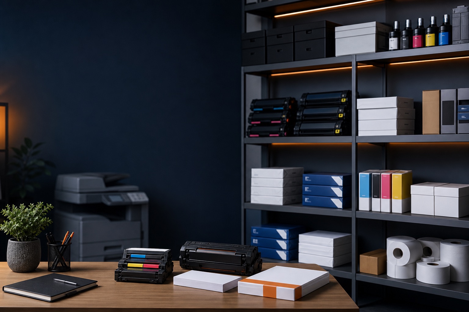 Office print supplies and consumables arranged for procurement