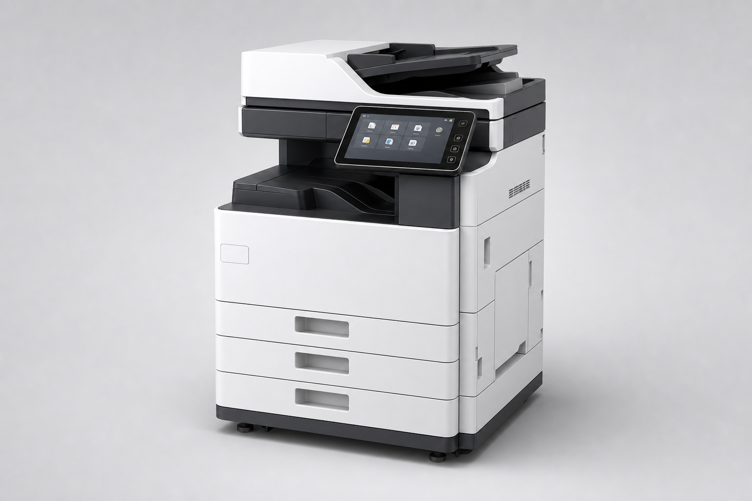 A3 and A4 multifunction office copier for rental deployment