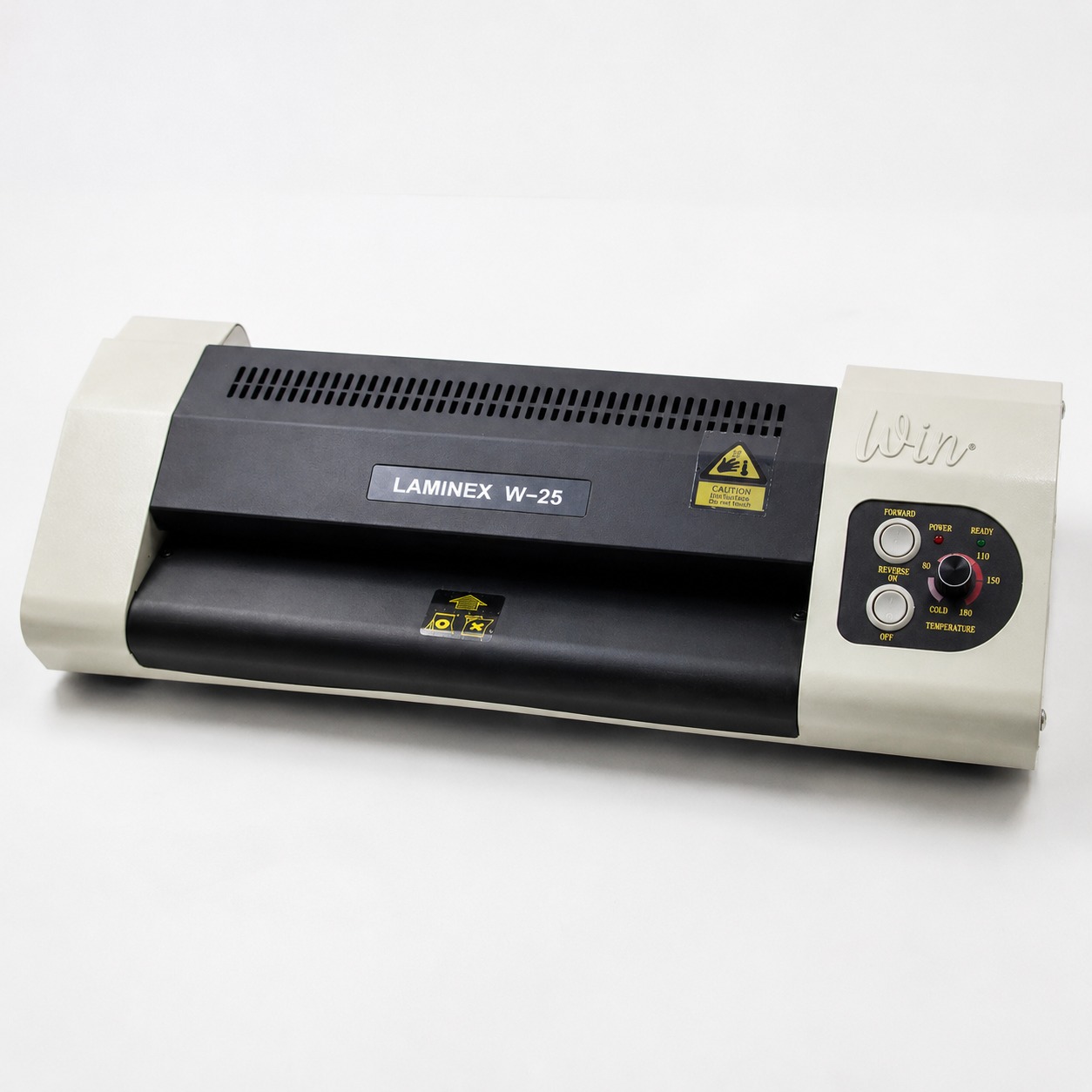 Win Laminex W-25 lamination machine angled view
